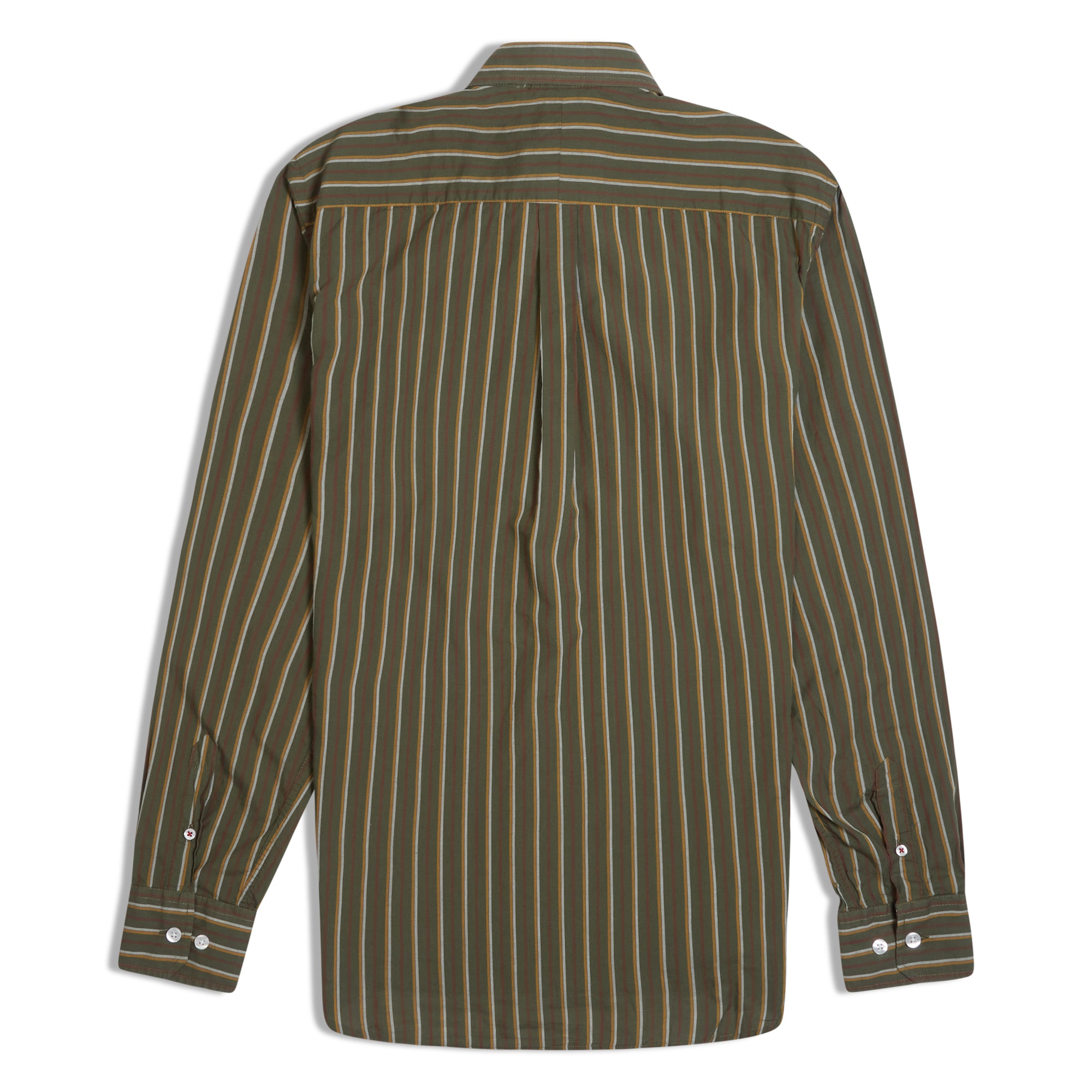 Burrows & Hare Stripe Shirt - Green - Burrows and Hare