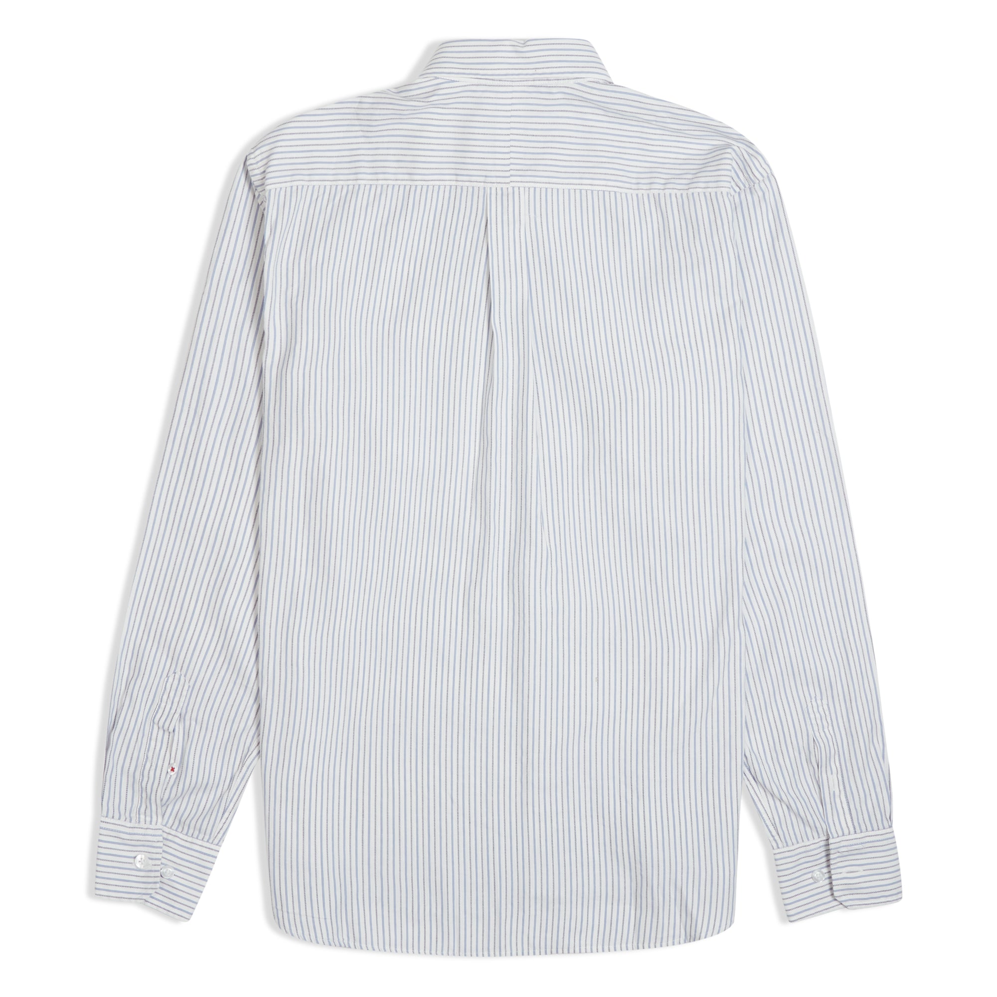 Burrows & Hare Thin Stripe Shirt - White - Burrows and Hare