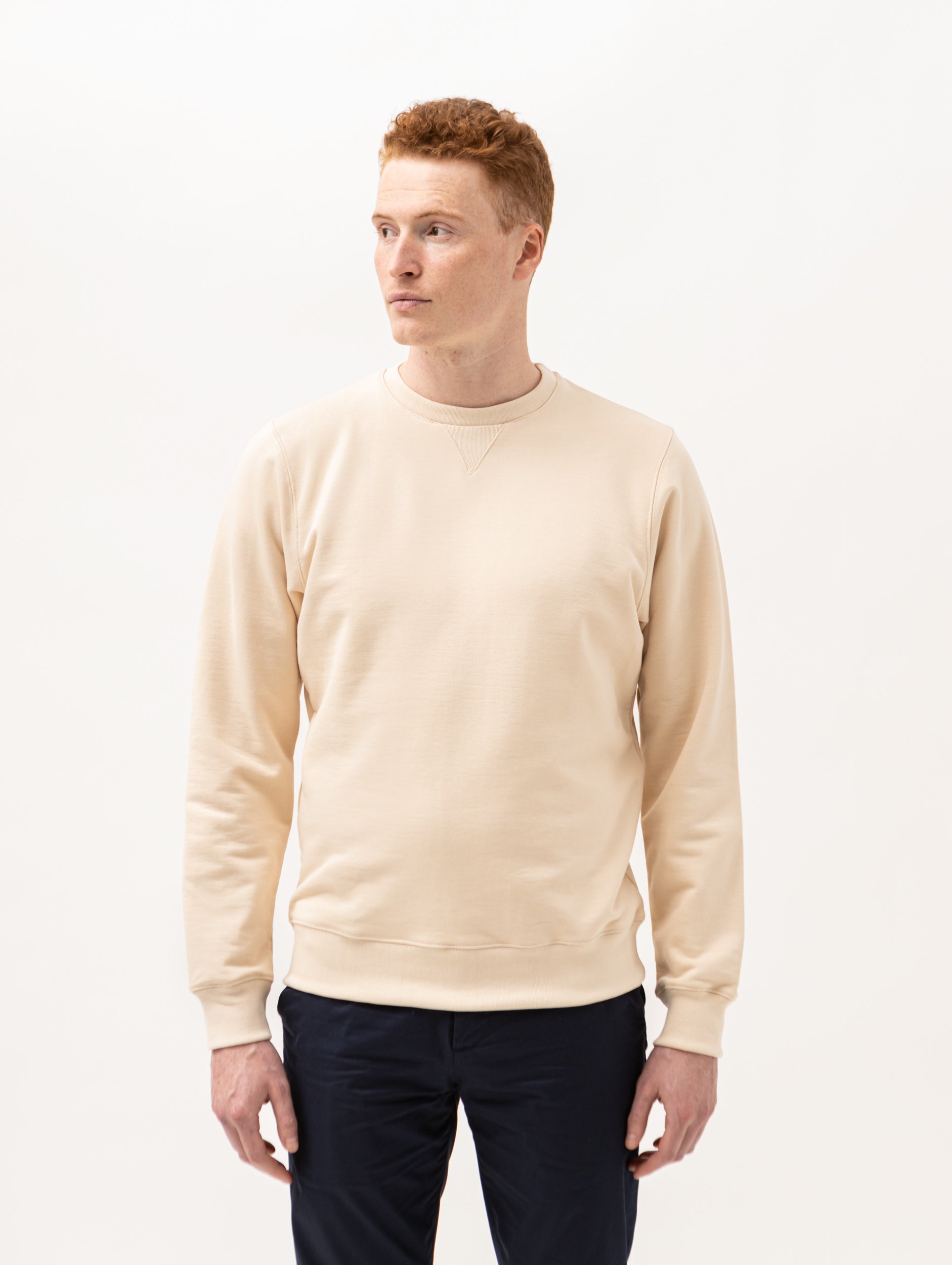 Burrows & Hare Sweatshirt - Ecru - Burrows and Hare