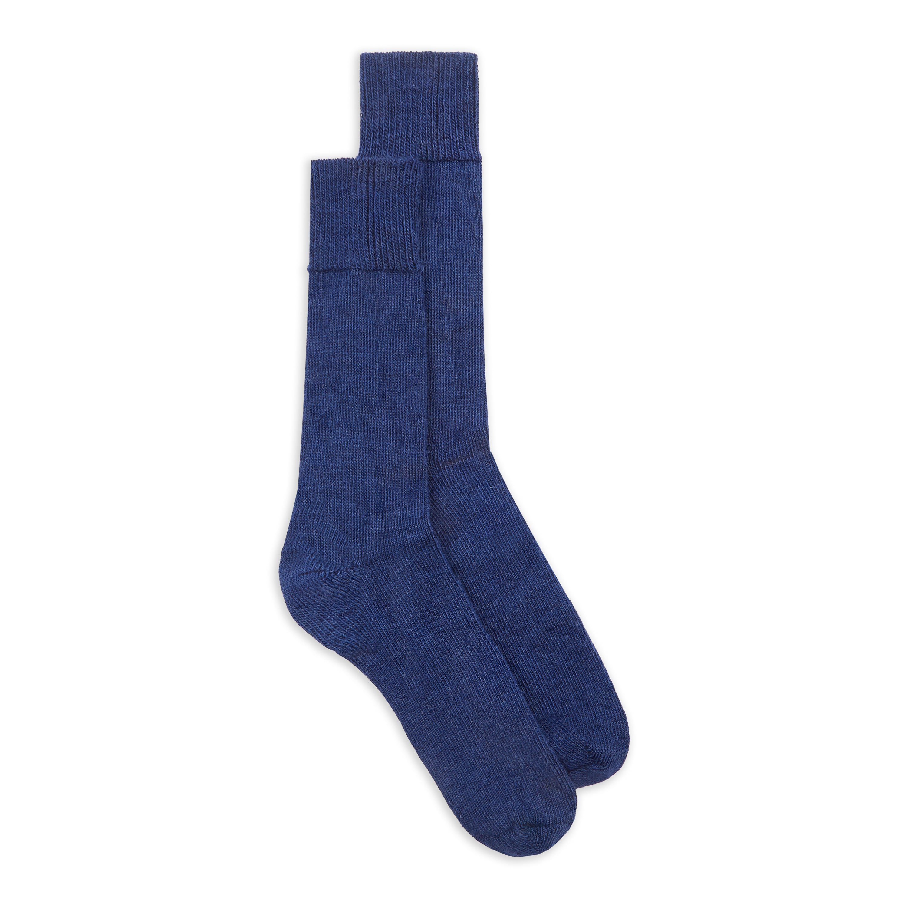 Burrows & Hare Alpaca Socks - Plain Navy