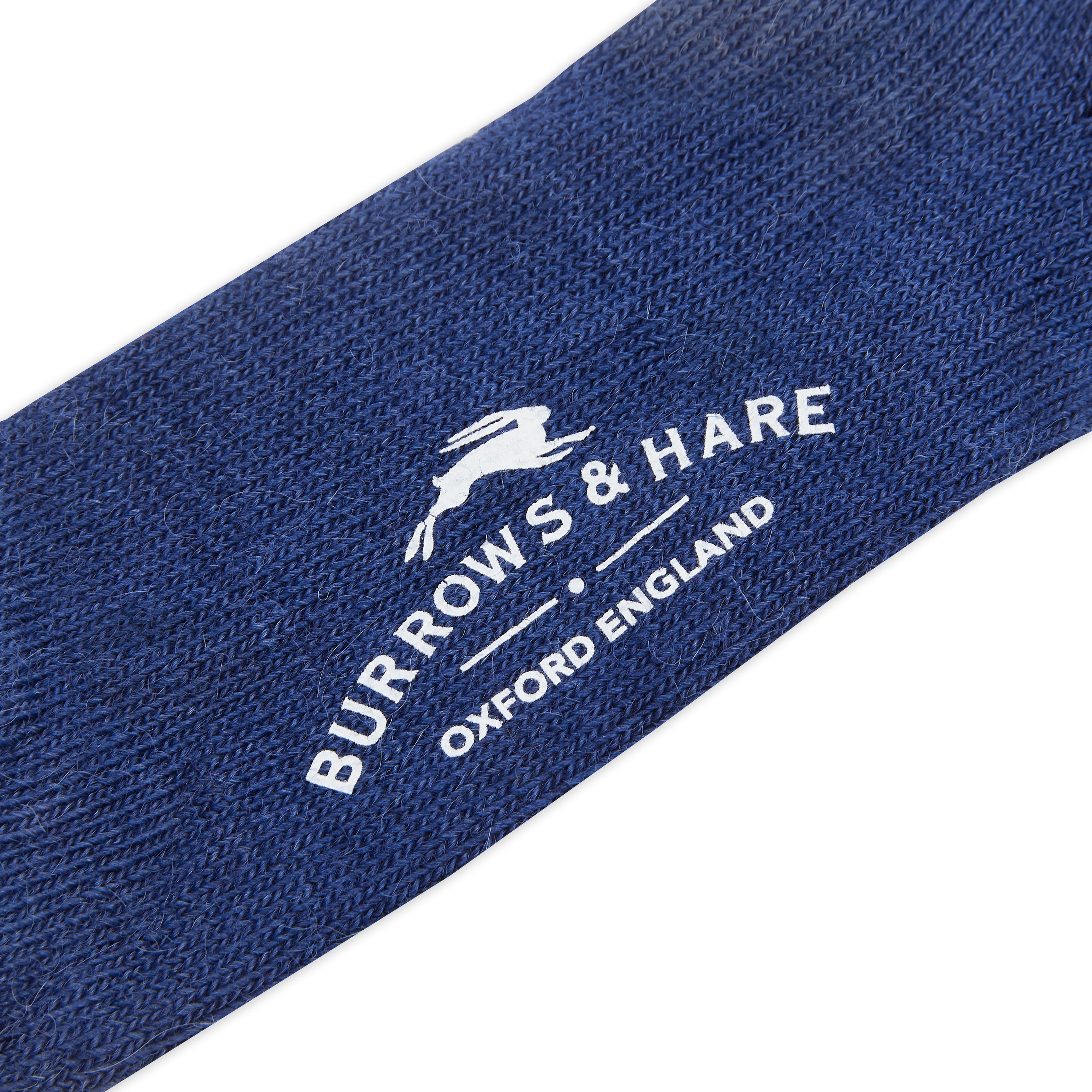 Burrows & Hare Alpaca Socks - Plain Navy