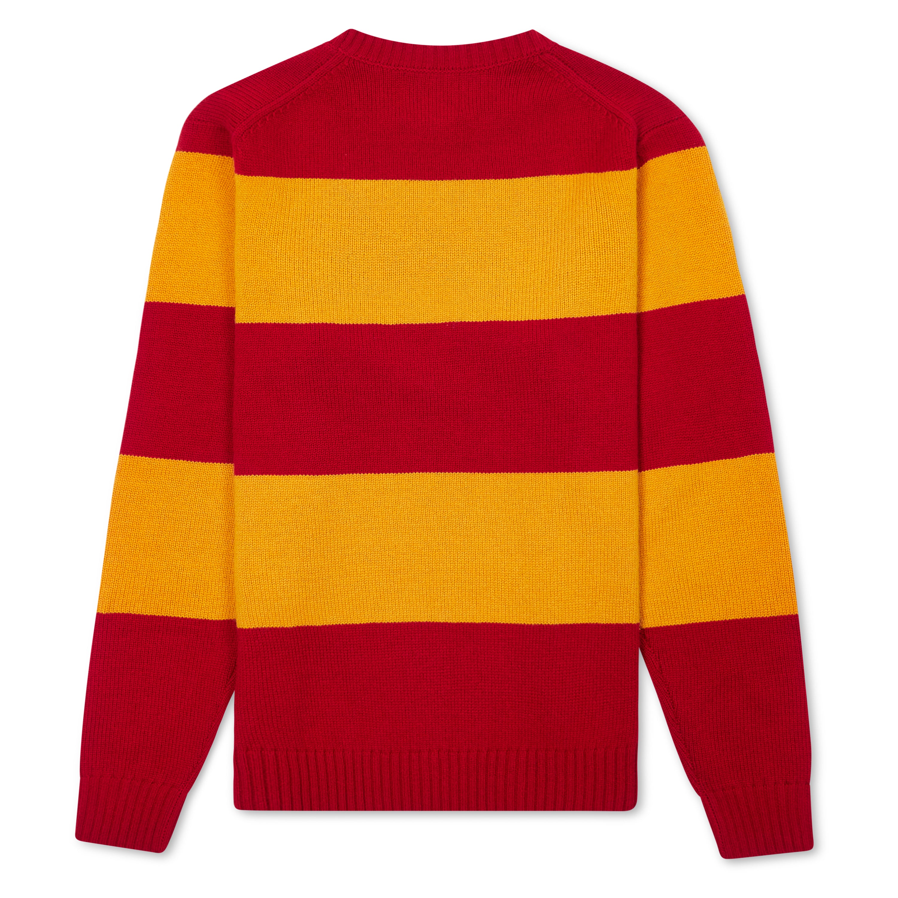 Burrows & Hare Striped Crew Neck Jumper - Sunray - Burrows and Hare