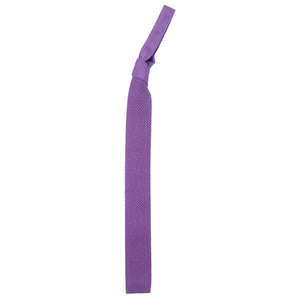  Knitted Tie - Purple