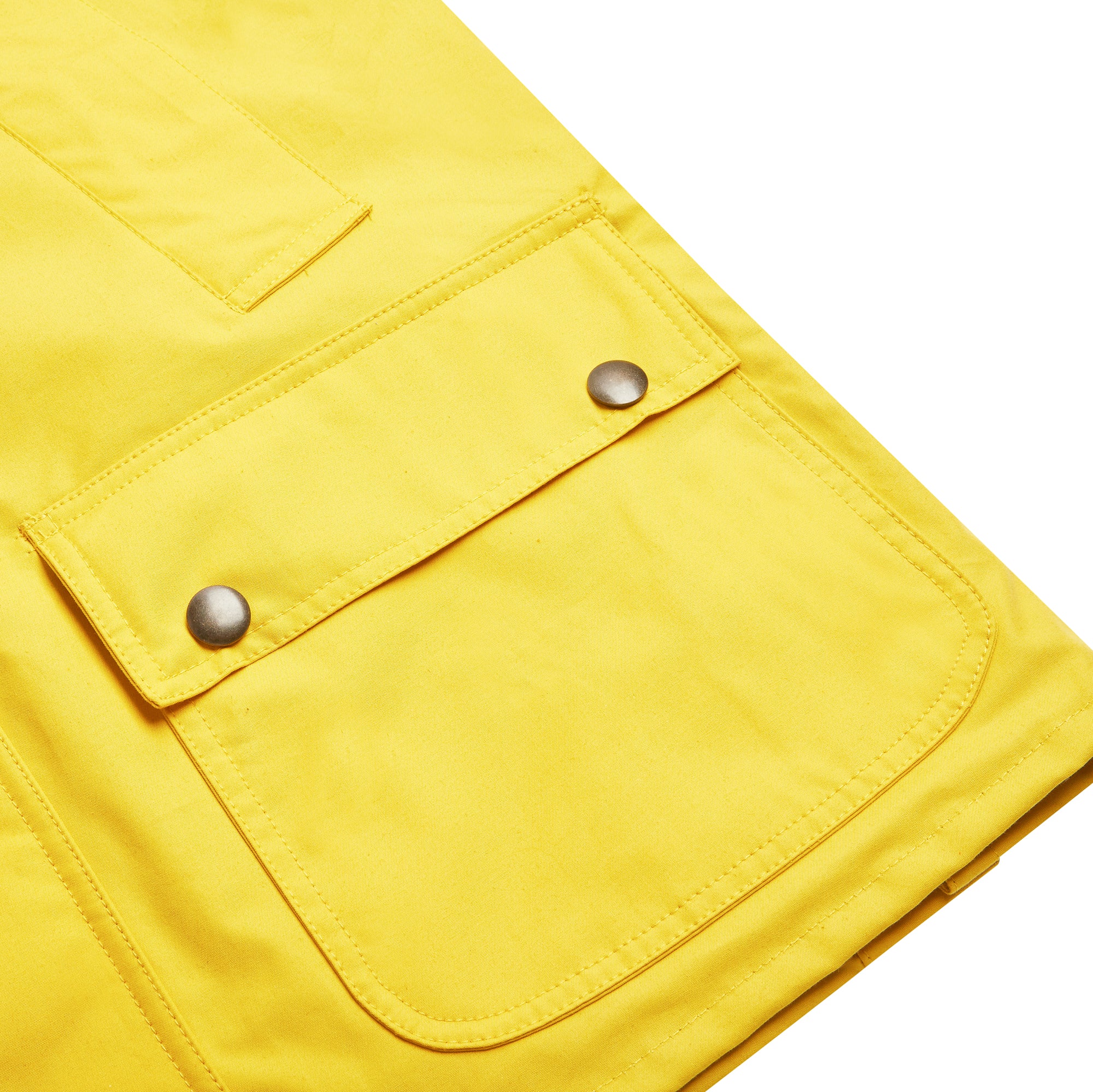 Burrows & Hare Trinity Wax Jacket - Yellow - Burrows and Hare