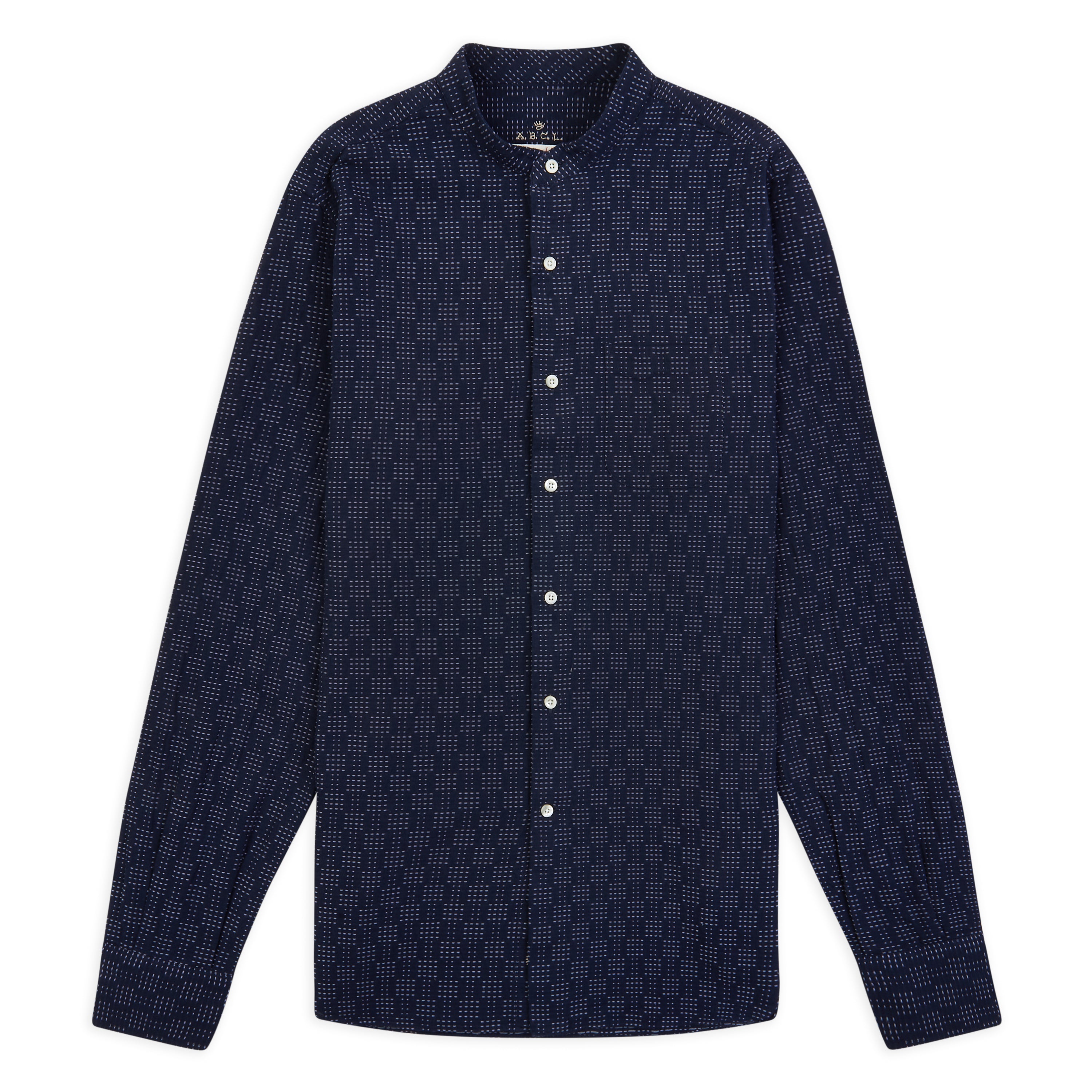 Sashiko Navy Stylish  Shirt 