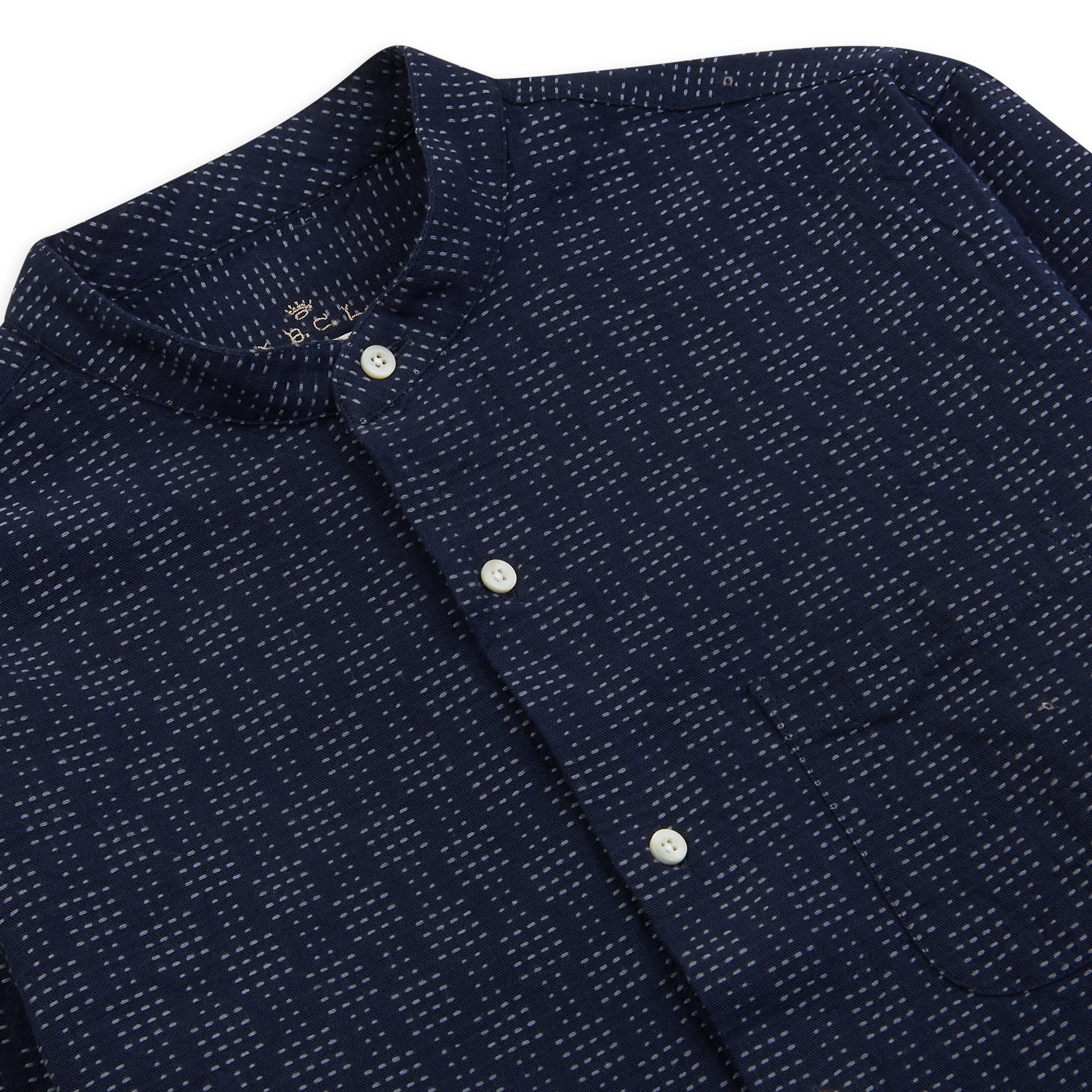 Sashiko Navy Stylish Shirt 