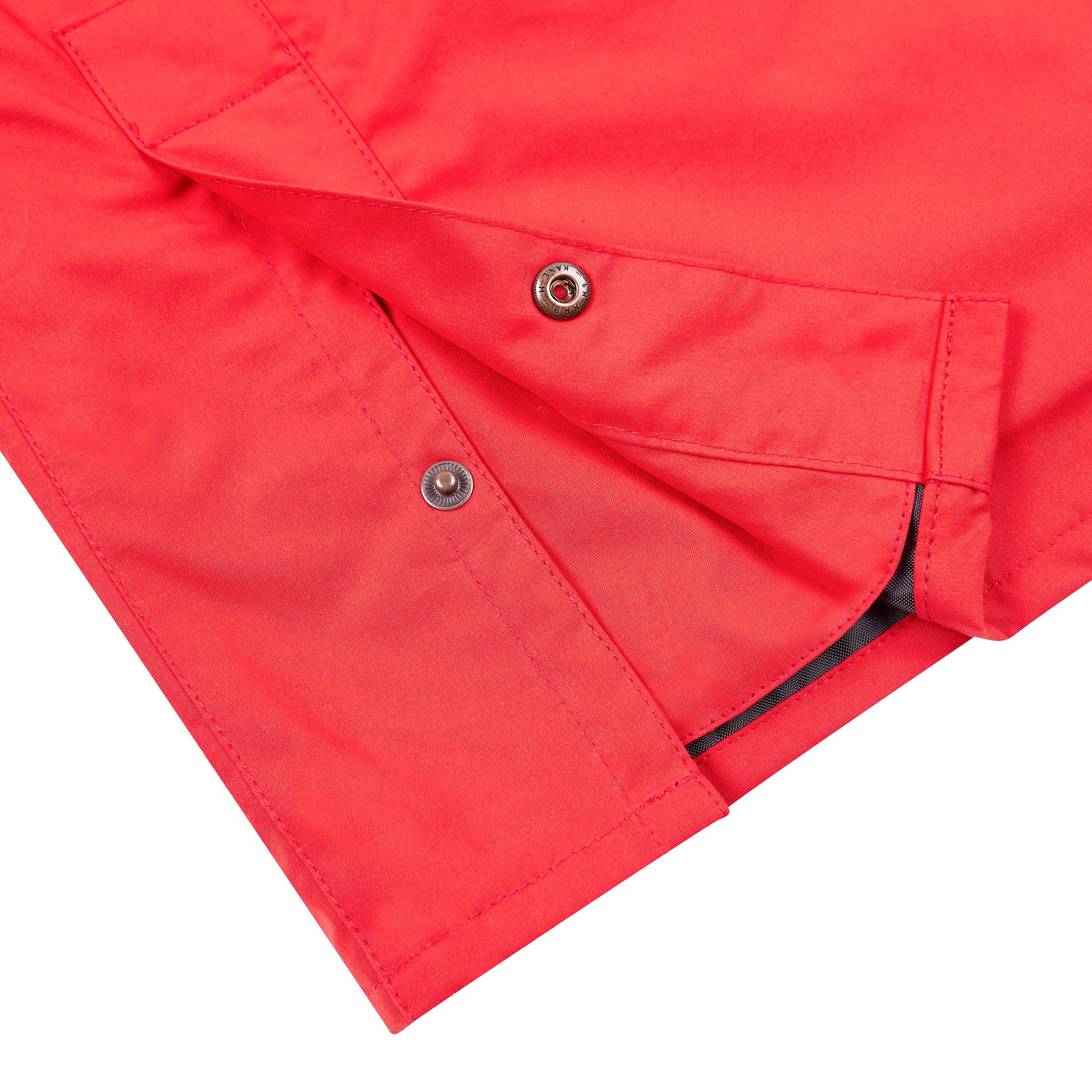 Burrows & Hare Trinity Wax Jacket - Red - Burrows and Hare