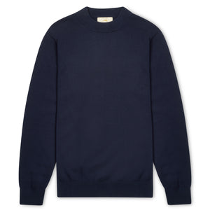 Mock Turtle Neck  Navy