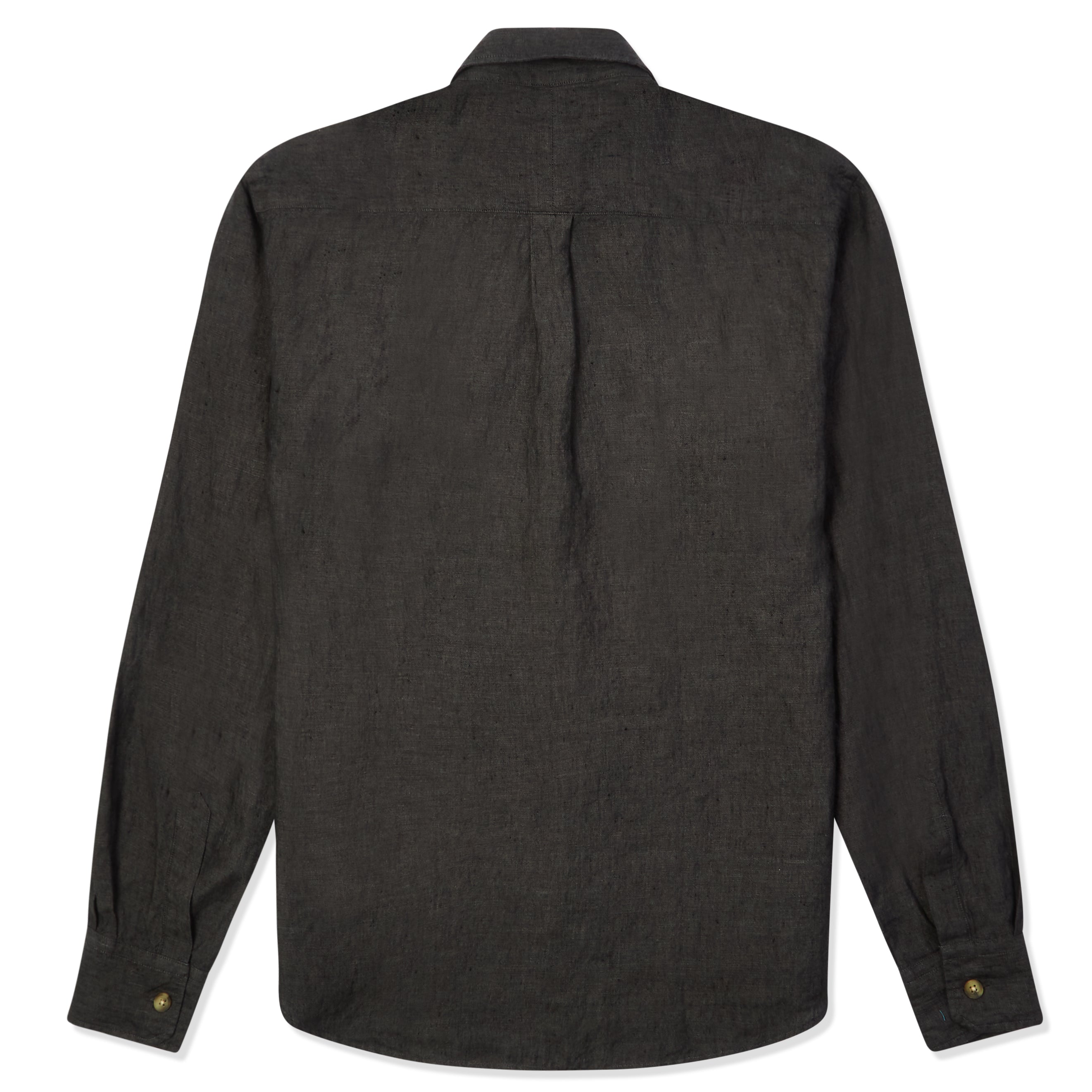 Linen Pockets Shirt - Charcoal