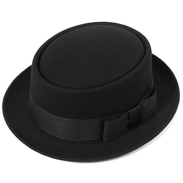 Wool Felt Hat  Black