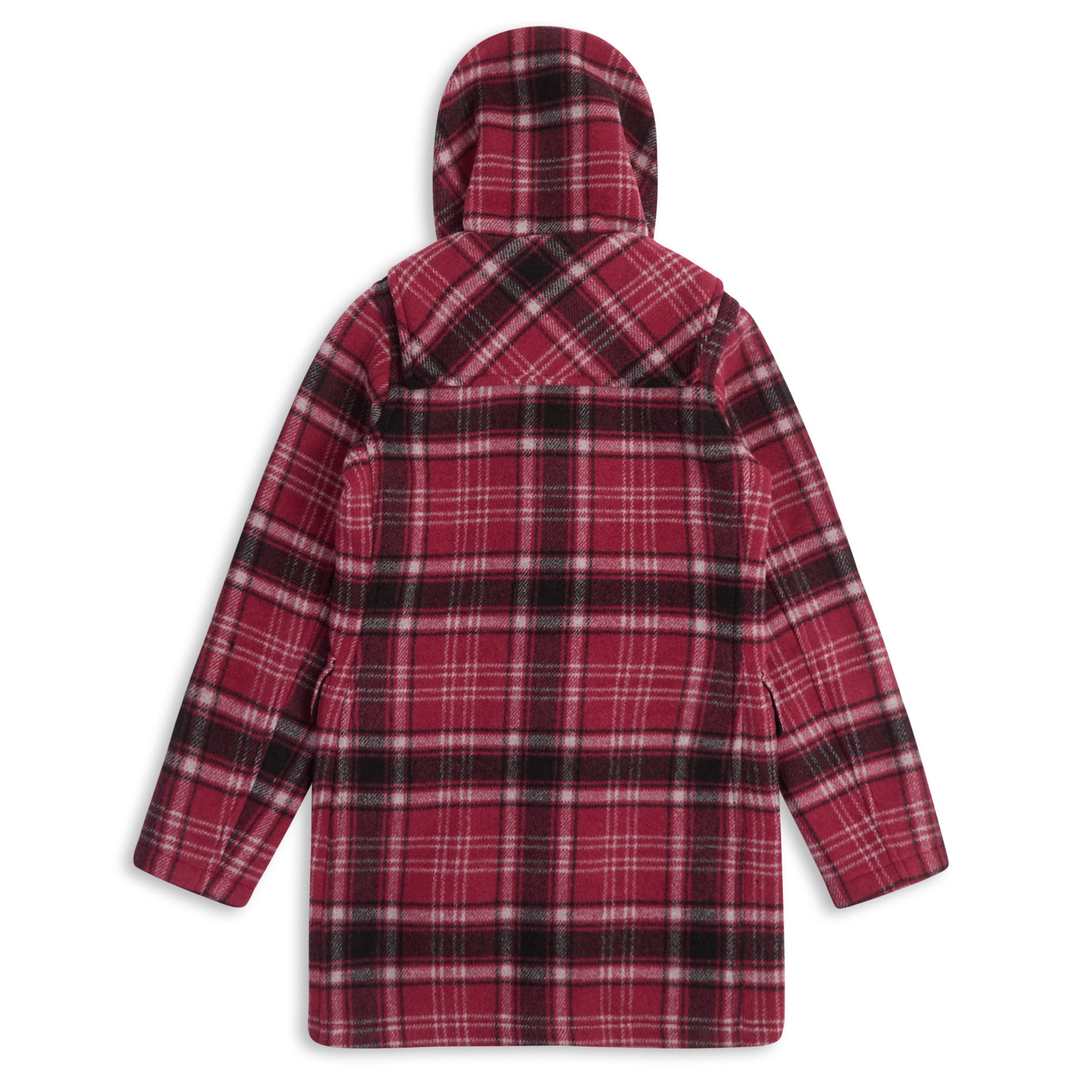 Women’s Duffle Coat Purple Tartan