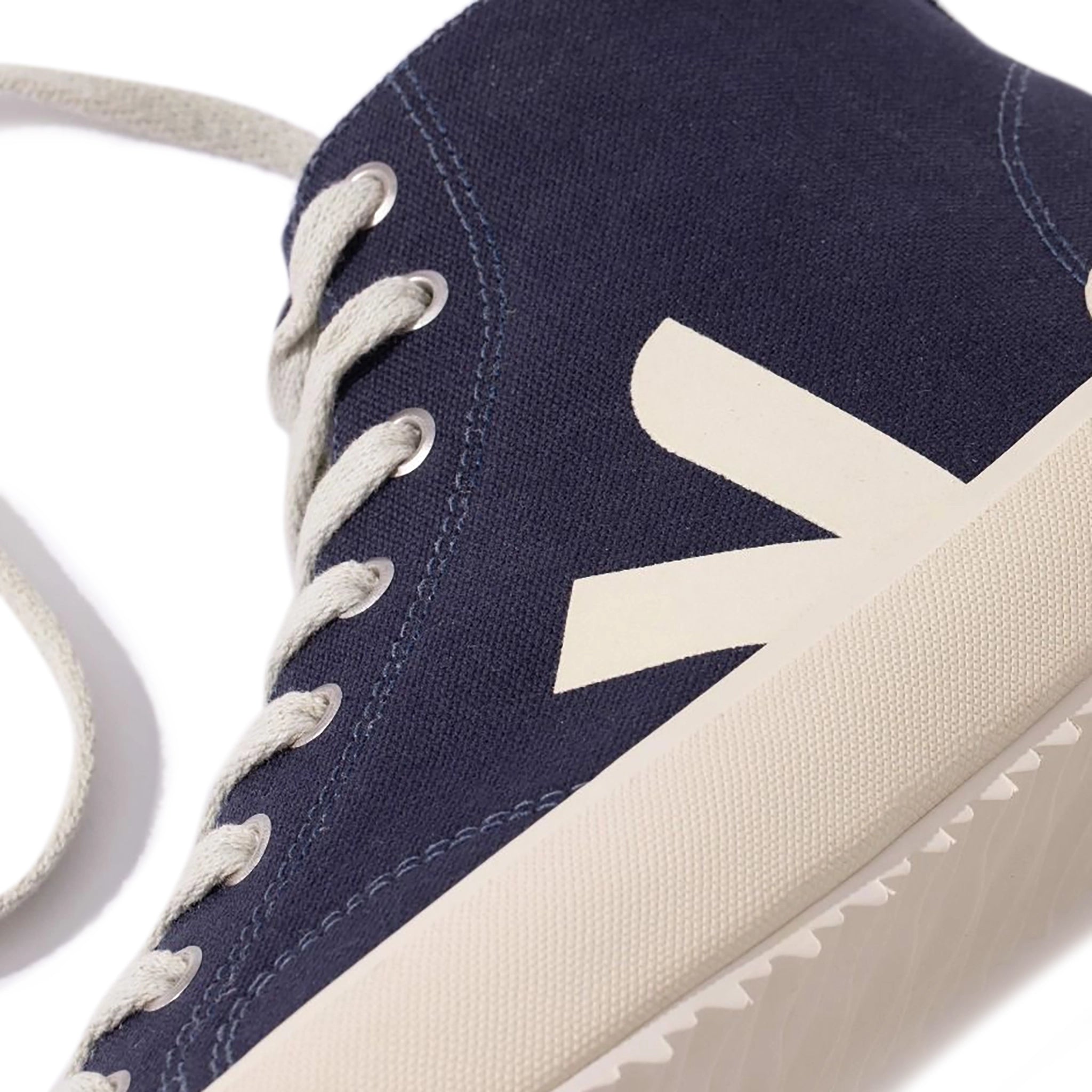 Veja Nova High Top Canvas Trainer - Marine Pierre - Burrows and Hare