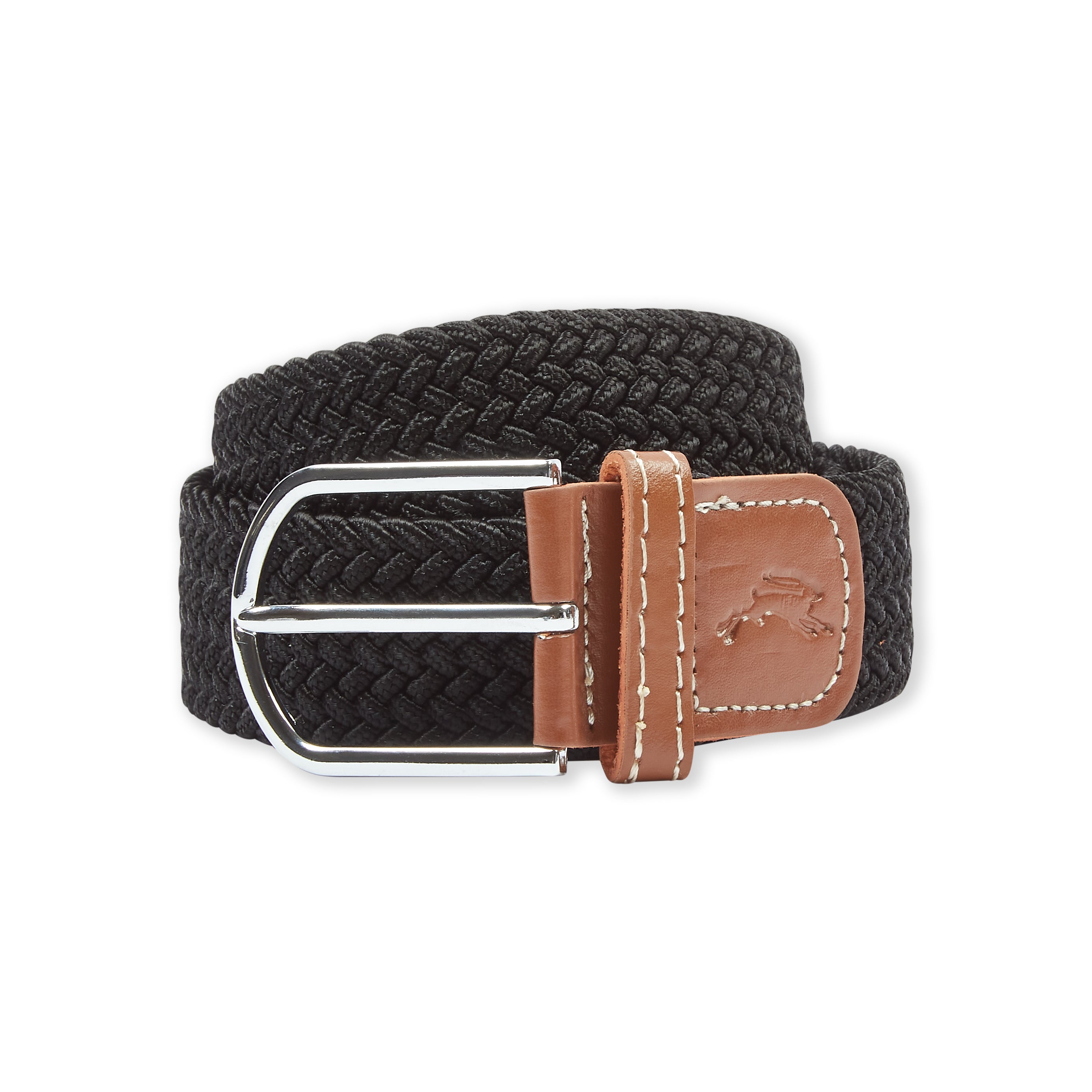 Woven Cotton Belt - Black