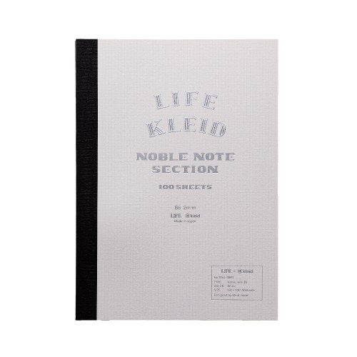 Life x Kleid Japan Japanese Noble Notebook B6 - white - Burrows and Hare