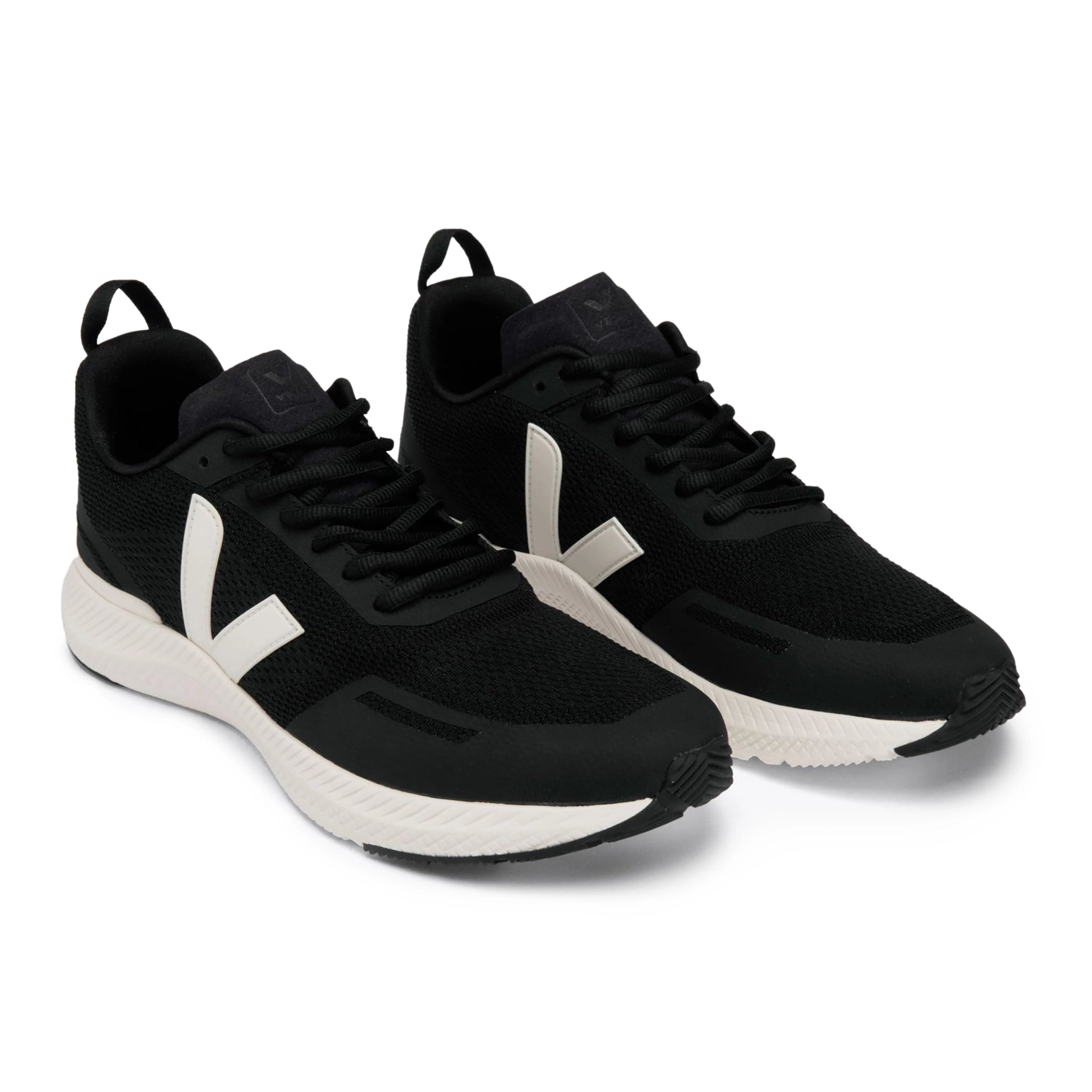 Veja Impala Jacquard Trainer - Black / Cream - Burrows and Hare