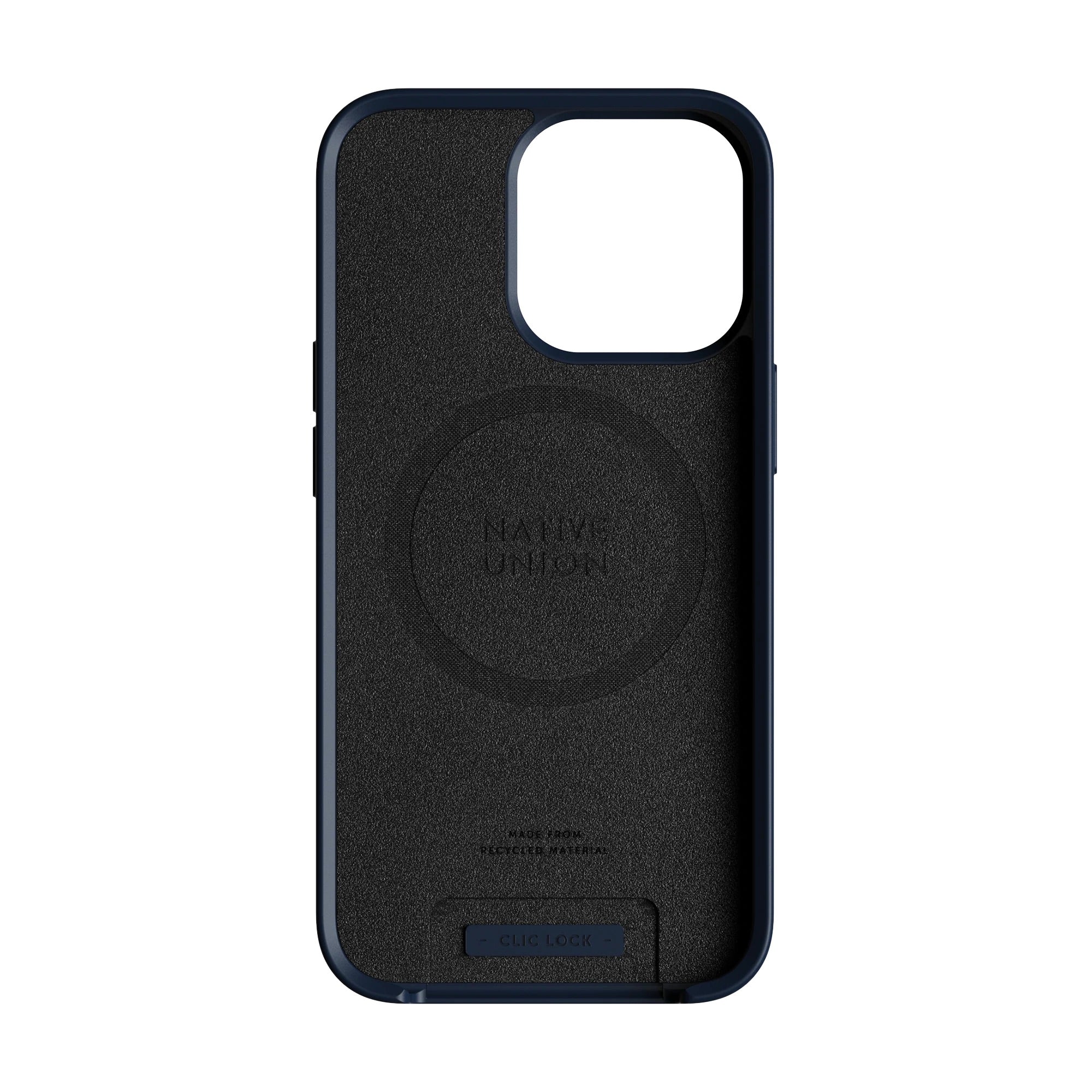 Native Union Clic Pop Magnetic iPhone Case - Navy (iPhone 13 Pro) - Burrows and Hare