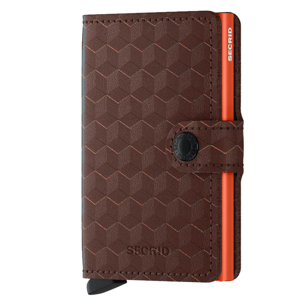 Secrid RFID Miniwallet - Optical Brown / Orange