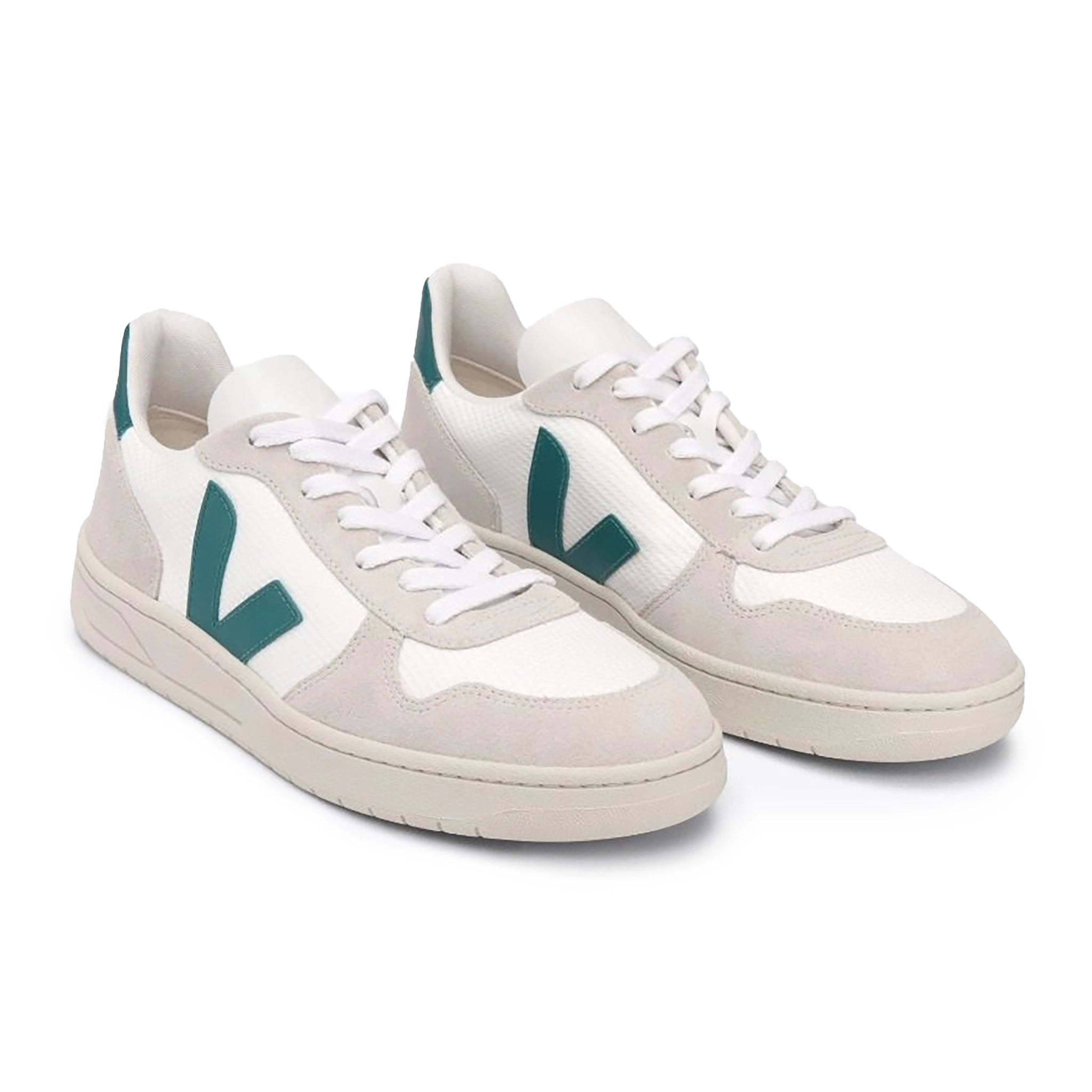 Veja V-10 B-Mesh Trainer - White / Brittany - Burrows and Hare