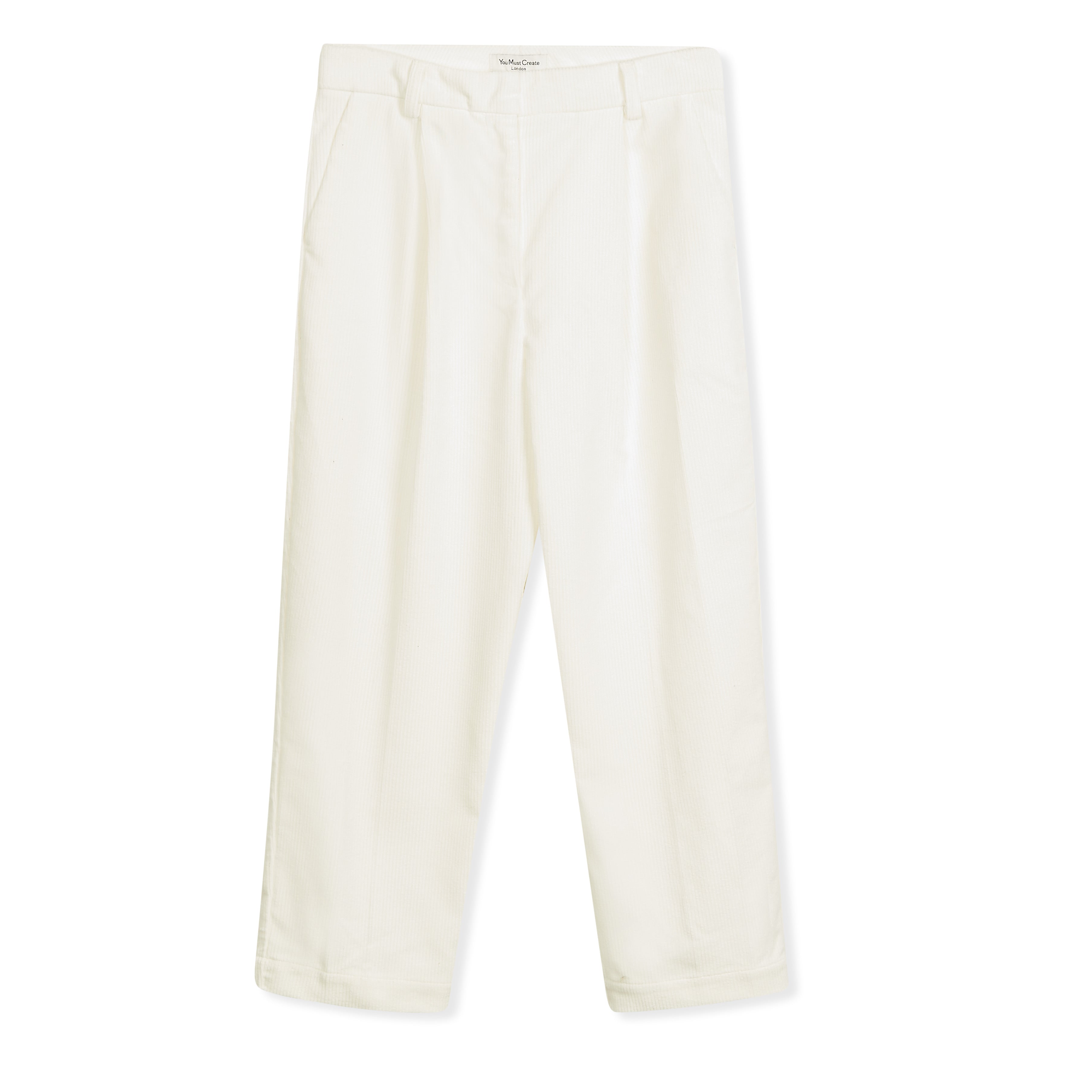 YMC Market Trousers - Ecru Cord - Burrows and Hare