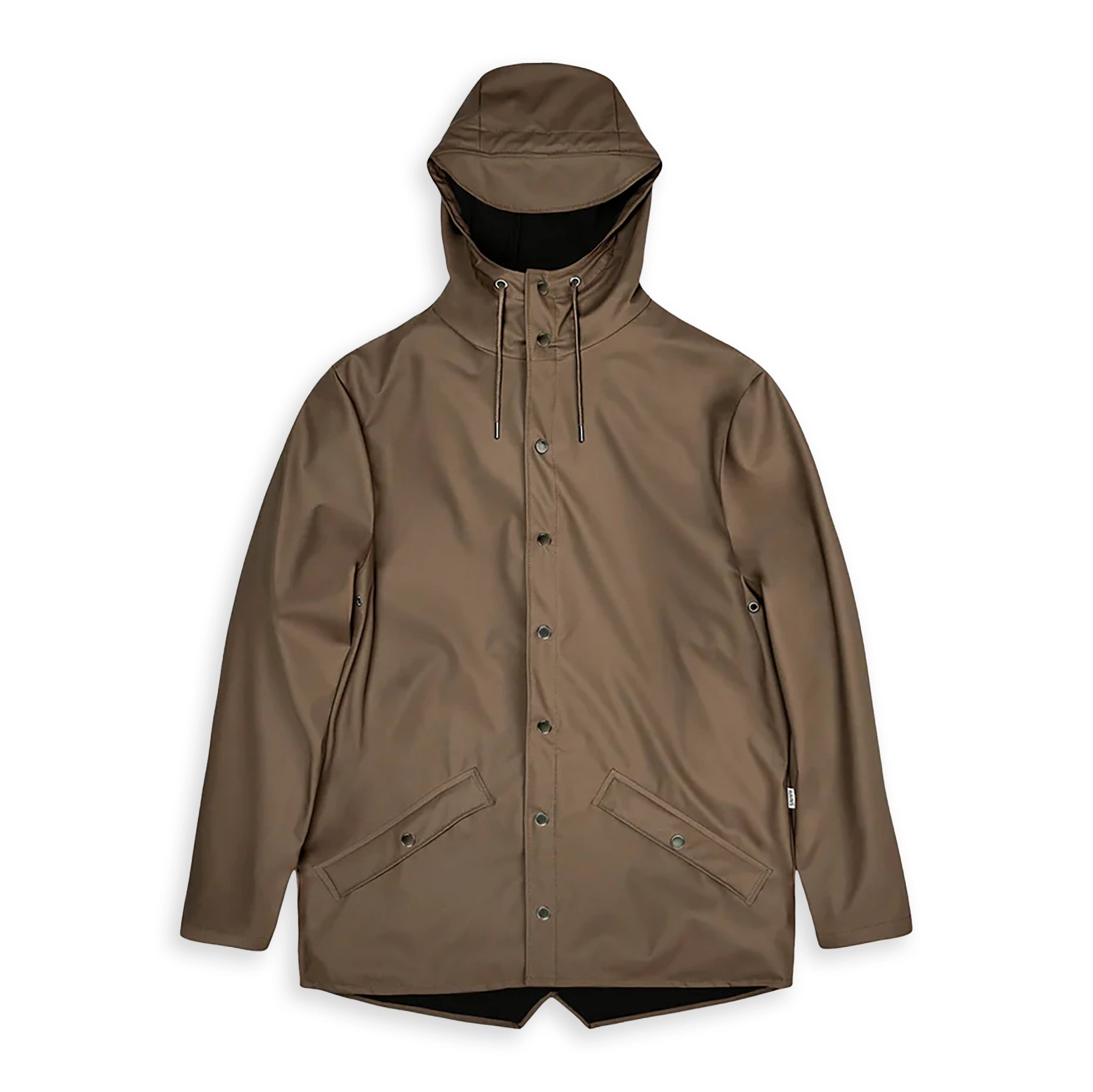 Rains Waterproof Jacket - Wood - Burrows and Hare