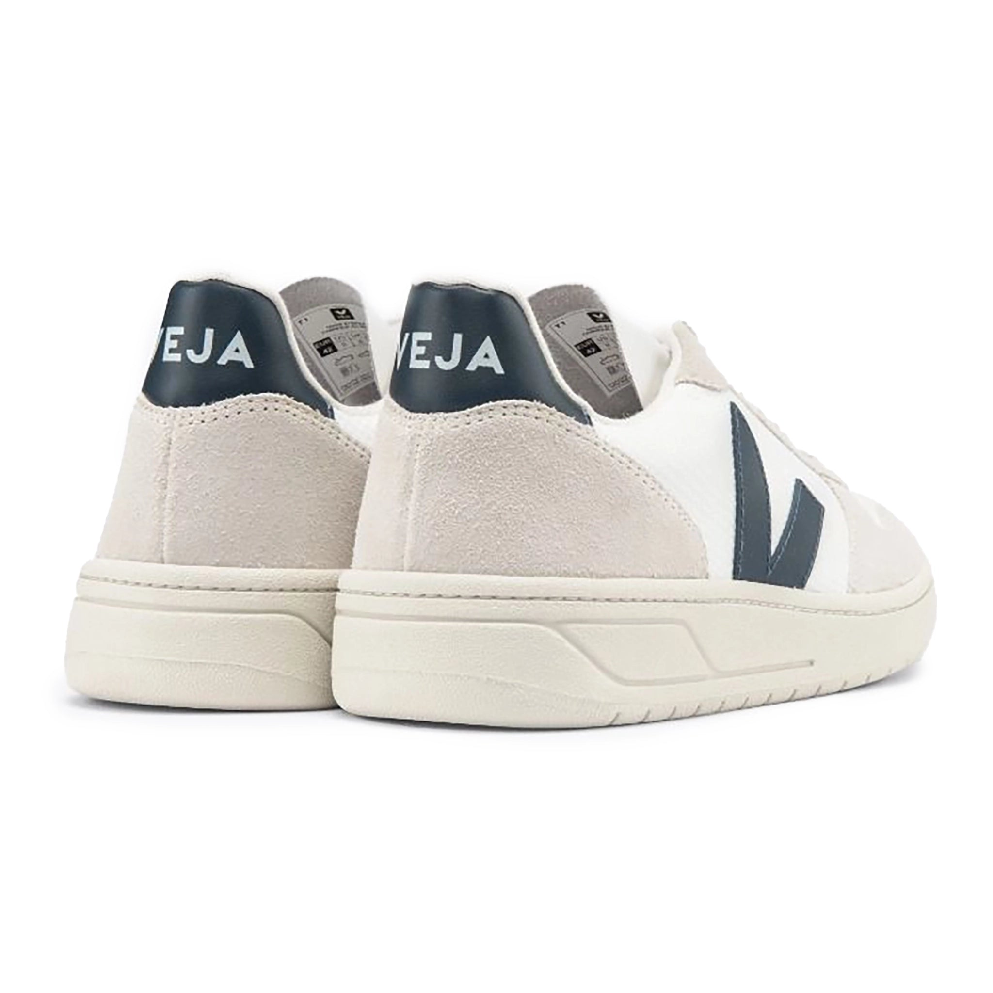 Veja V-10 B-Mesh Trainer - White / Nautico - Burrows and Hare