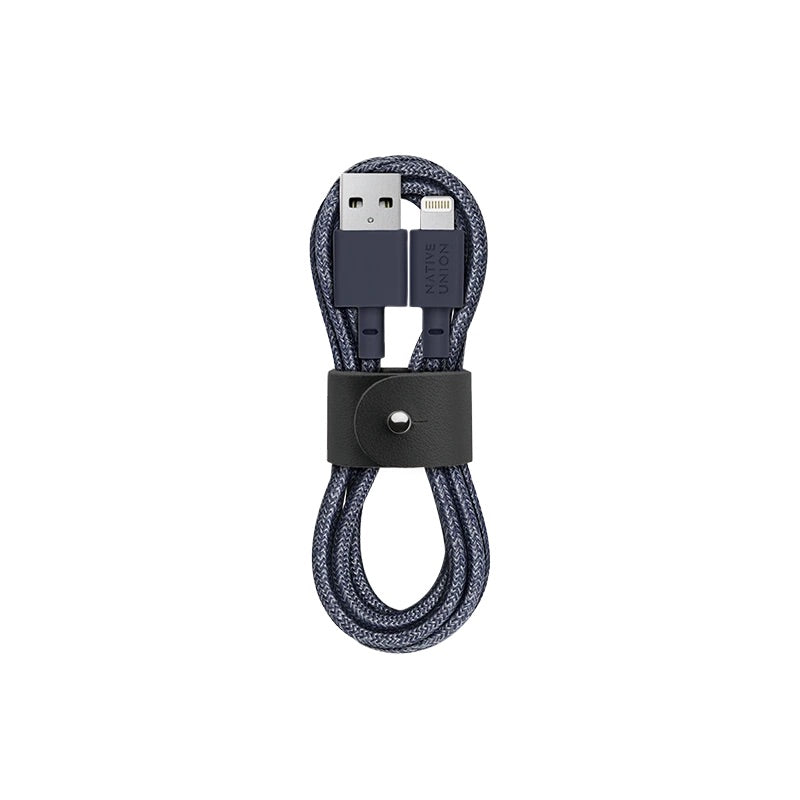 Native Union Belt Cable USB-A to Lightning -Indigo - Burrows and Hare