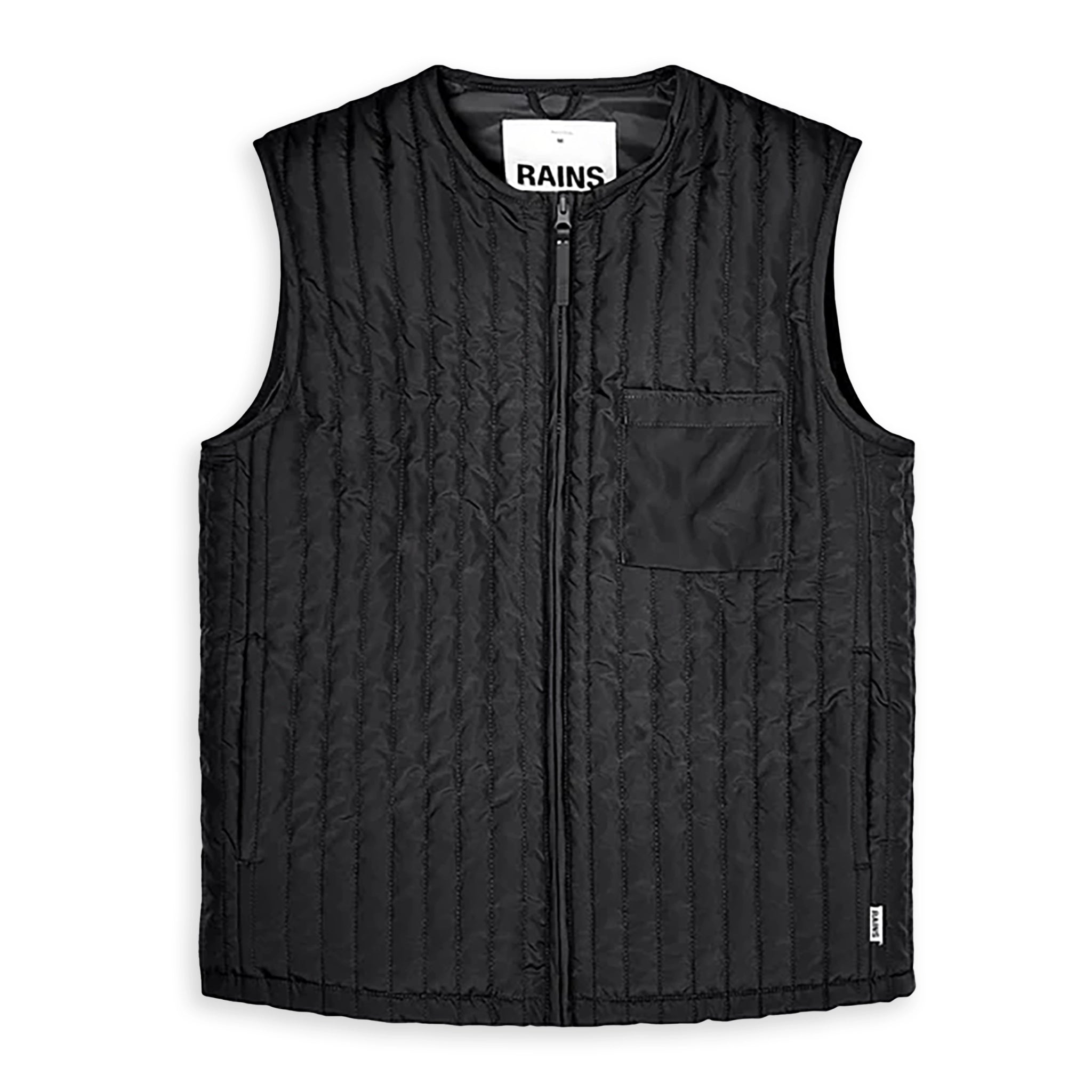 Rains Waterproof Liner Vest - Black - Burrows and Hare