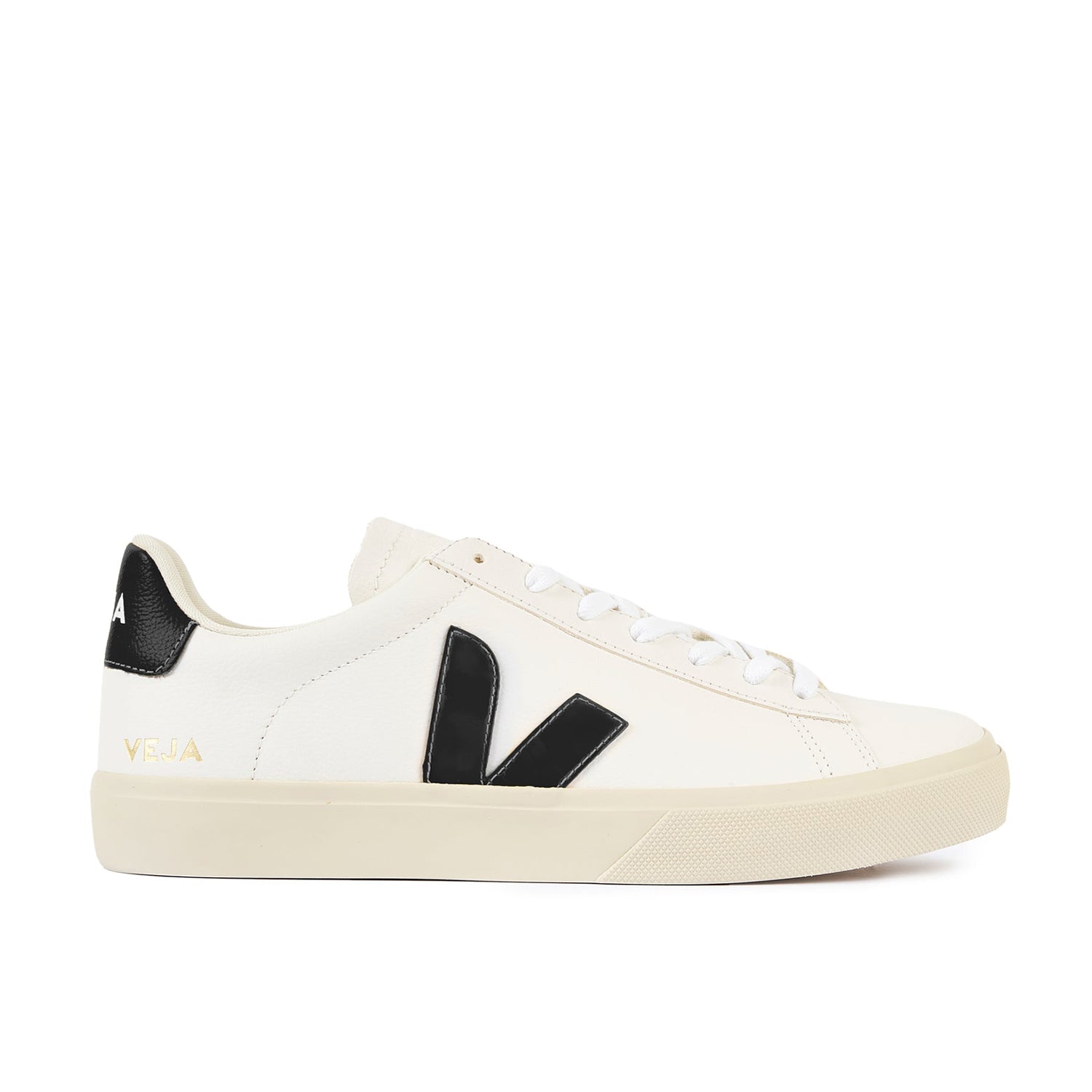 Shoe Leather Trainer White / Black