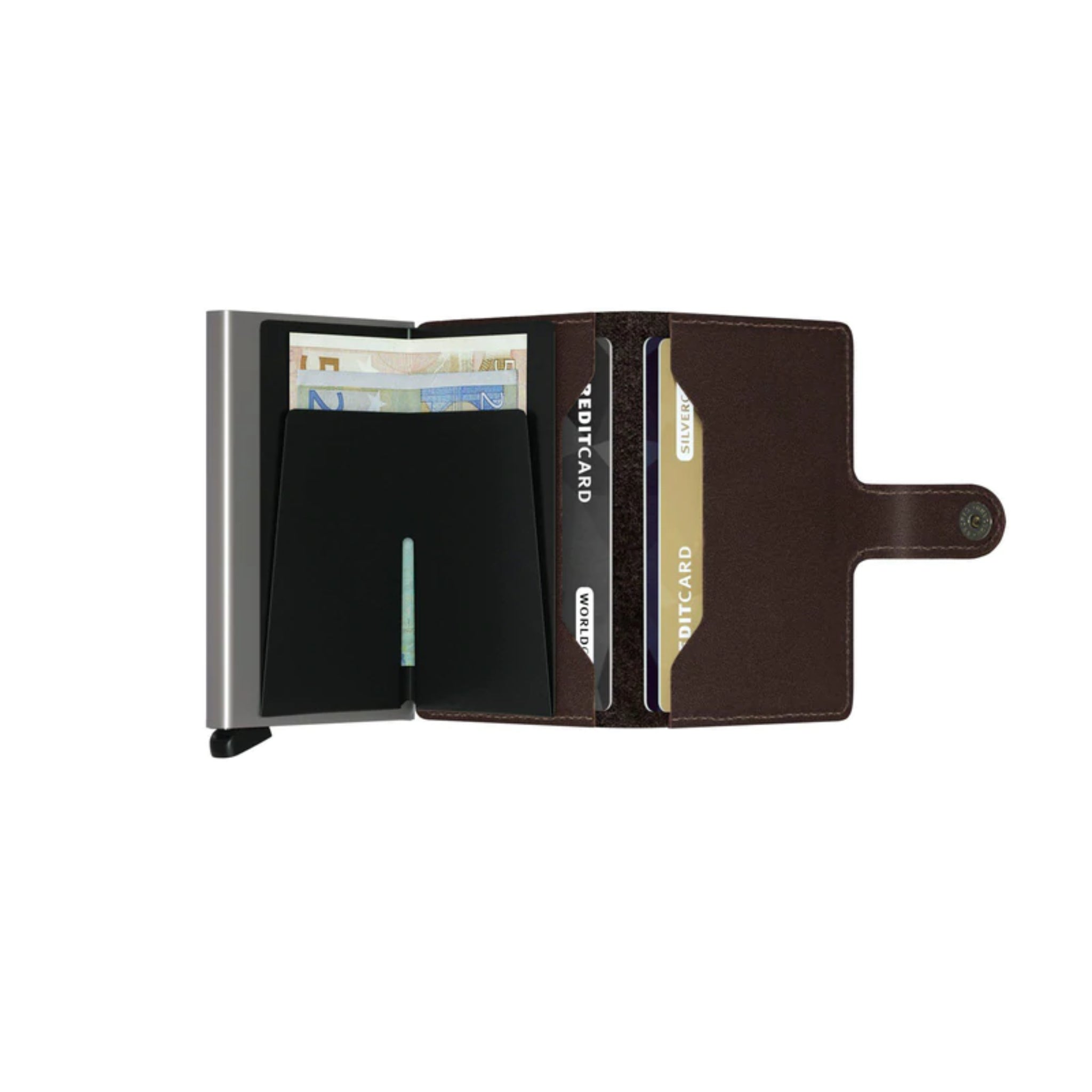 SECRID RFID Miniwallet - Original Dark Brown - Burrows and Hare