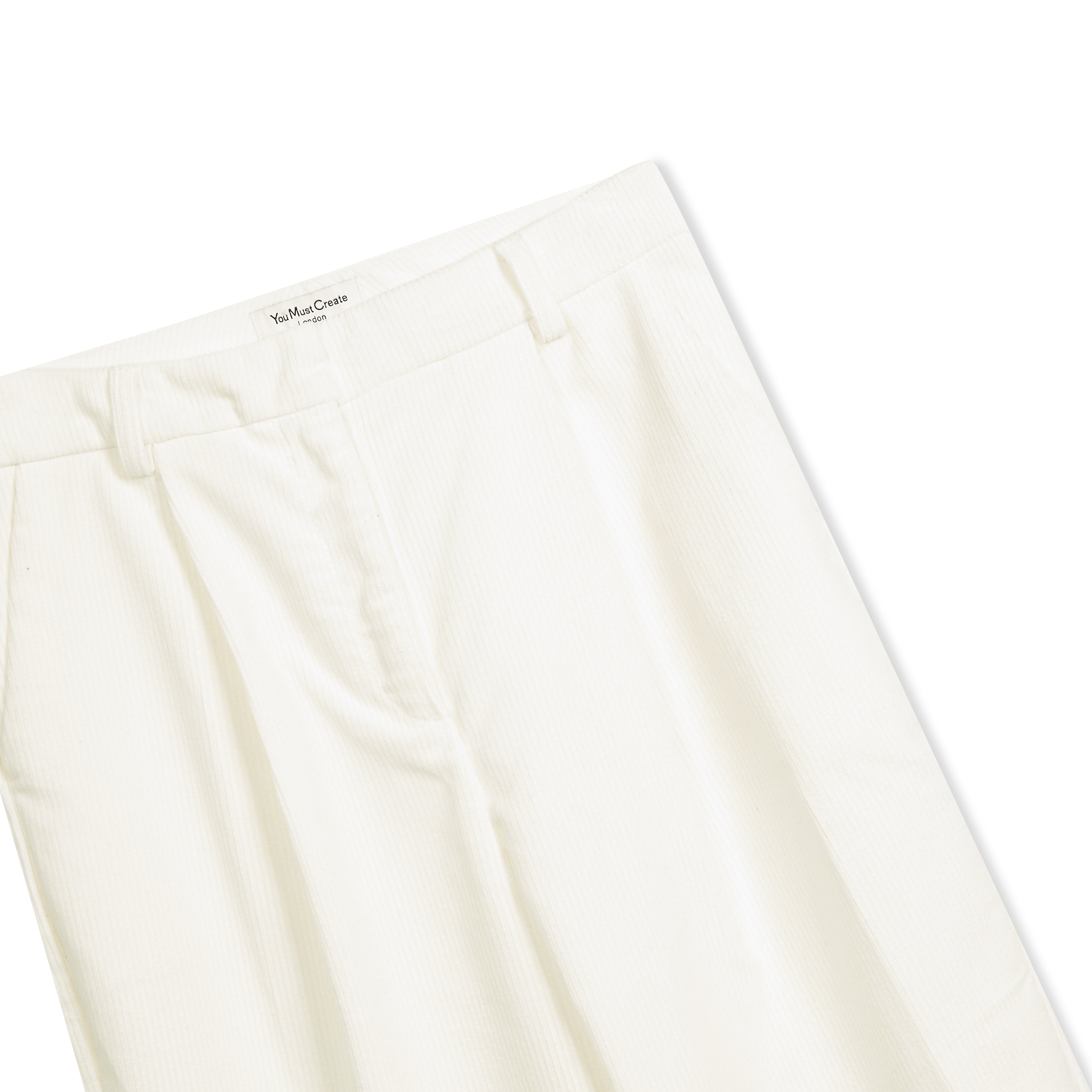 YMC Market Trousers - Ecru Cord - Burrows and Hare