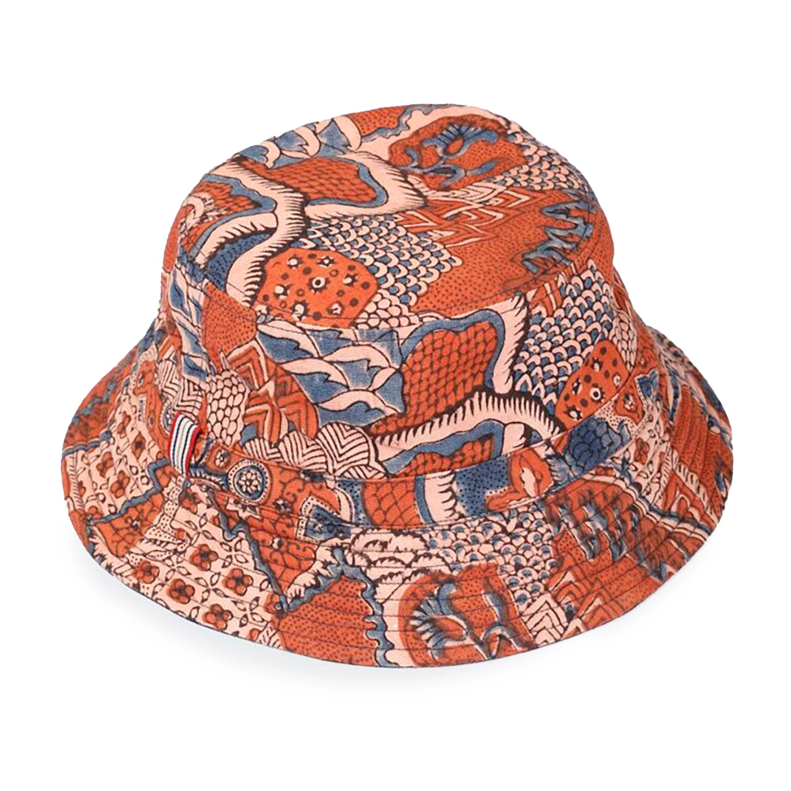 Quilted Bucket Hat - Ajrakh