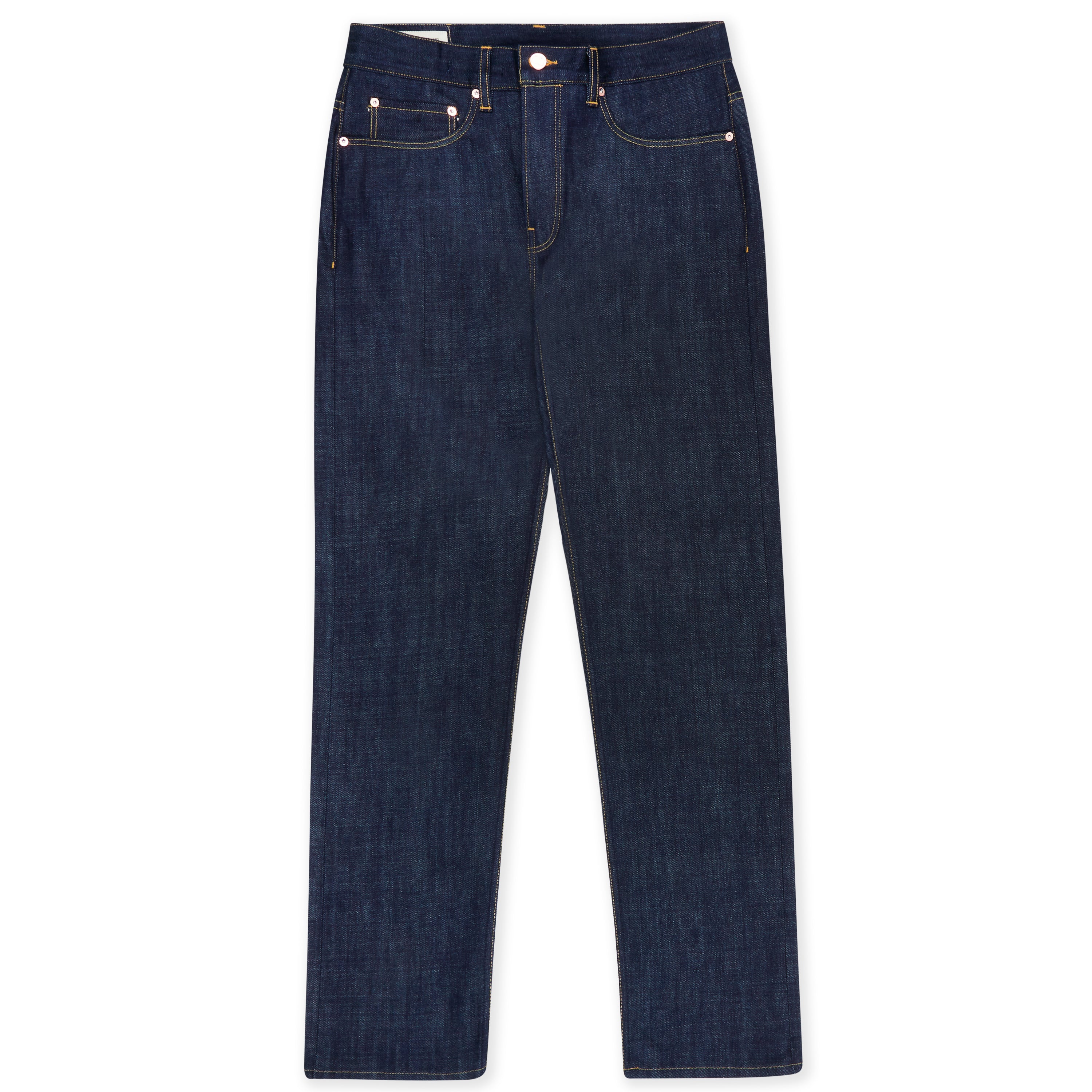 Blackhorse Lane - E5 RELAXED TAPERED 13.75OZ ITALIAN RAW INDIGO SELVEDGE MENS JEANS - Burrows and Hare