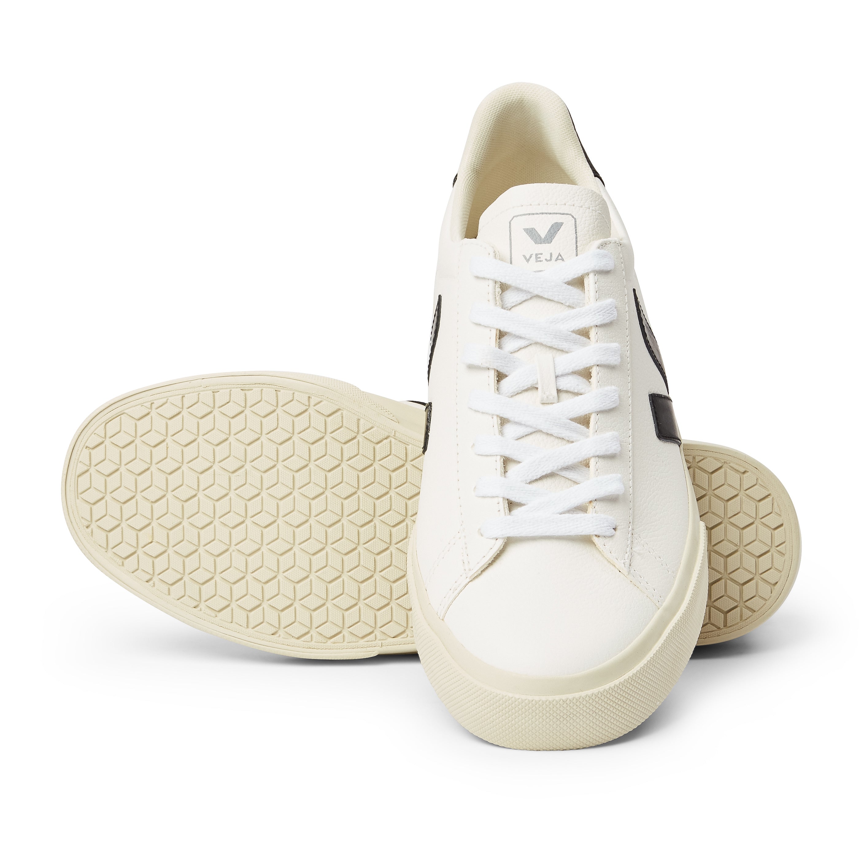 Shoe Leather Trainer White / Black