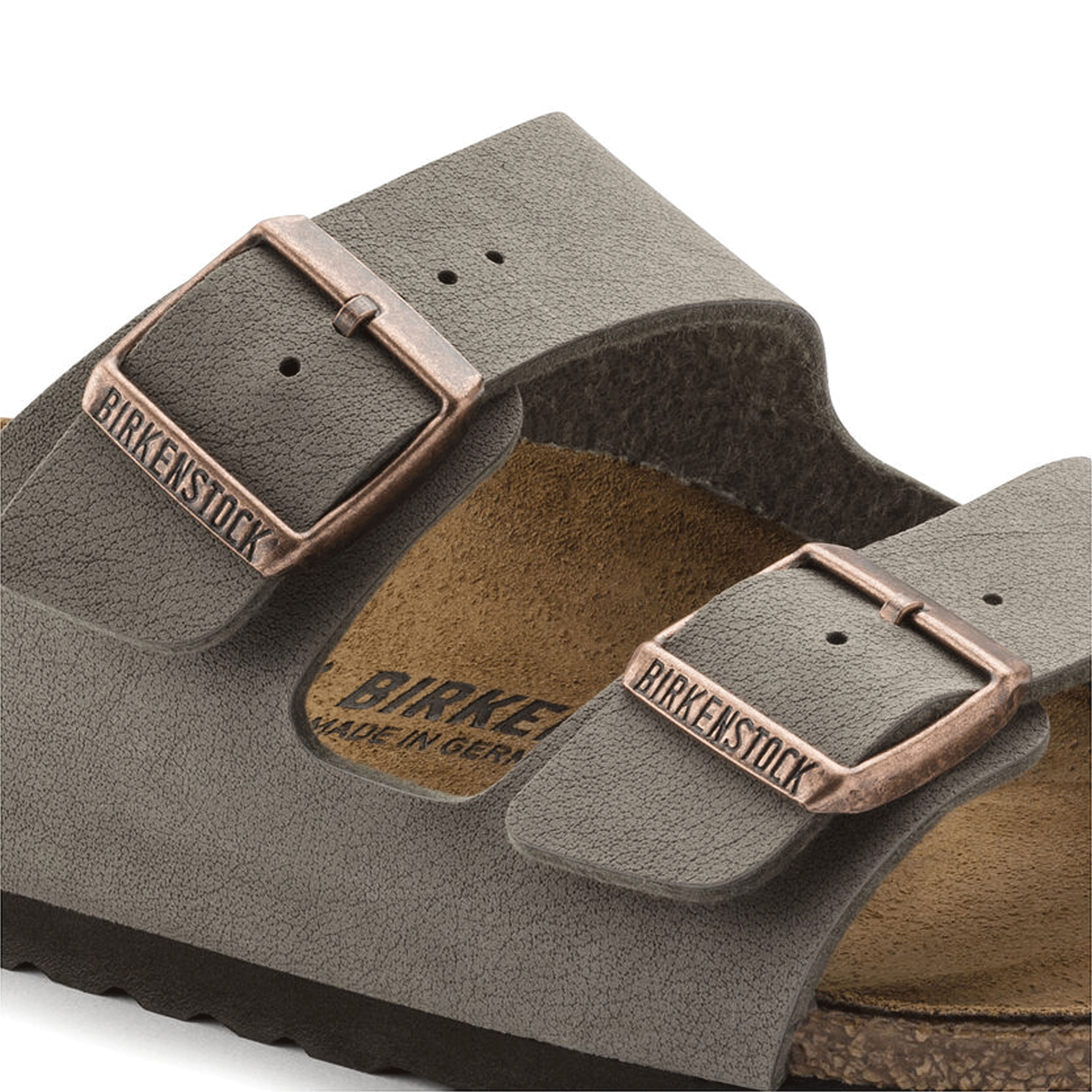 BIRKENSTOCK Arizona Sandal - Birko-Flor Nubuck Stone