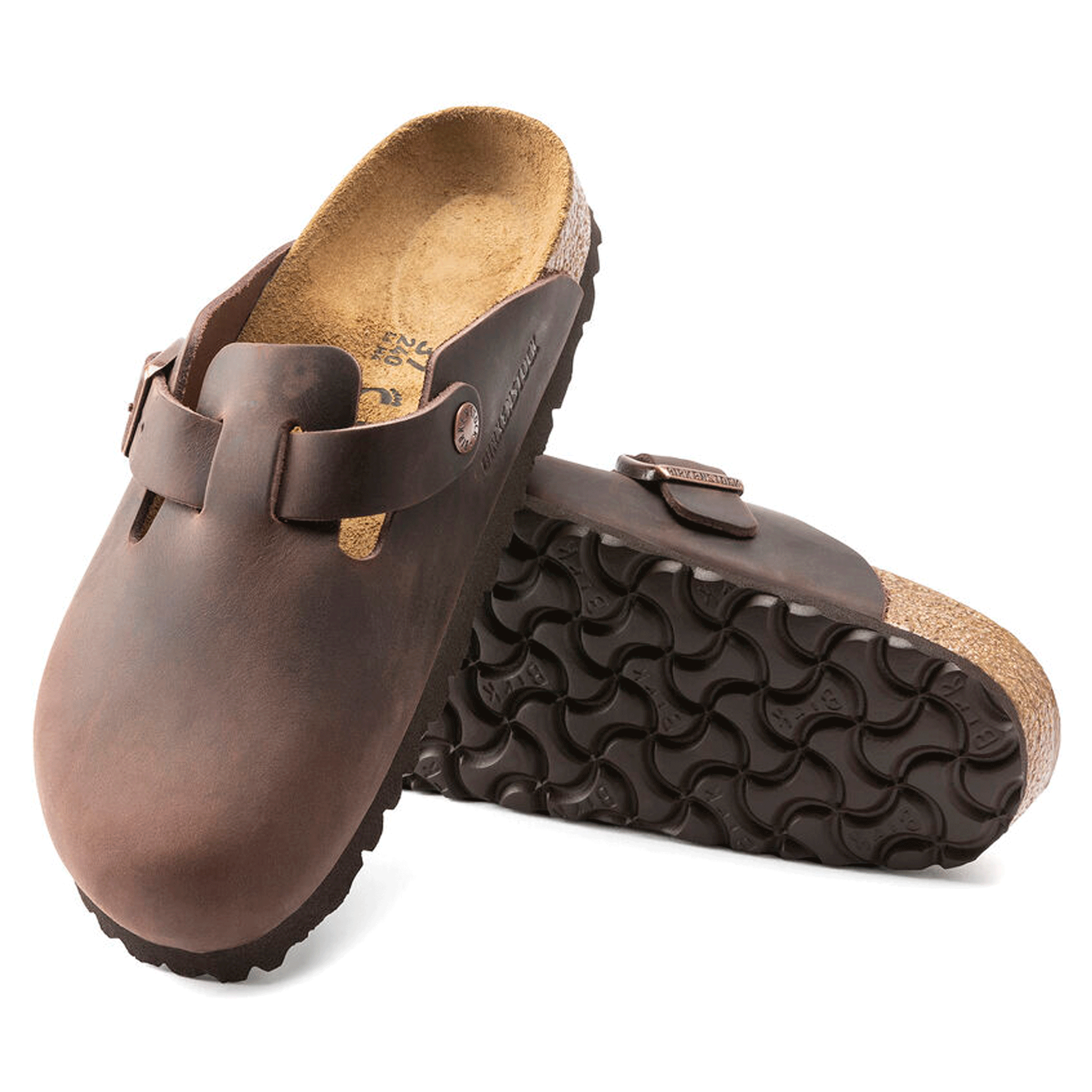 Boston Clogs - Oiled Leather Habana